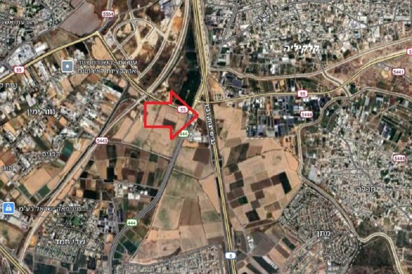 מפה באדיבות עיריית כפר סבא
