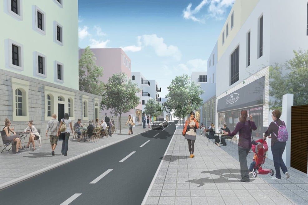 שימור וחידוש העיר העתיקה, באר שבע // הדמיה: באדיבות משרד האדריכלים דני לזר