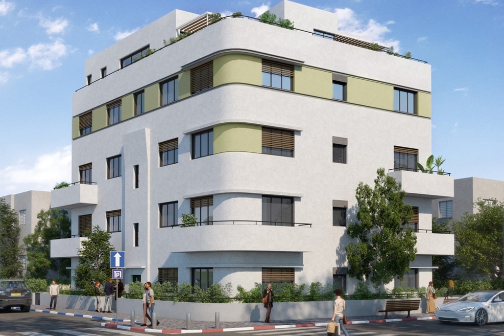 שיבת ציון 30 ת"א // הדמיה: גל פלג אדריכלים