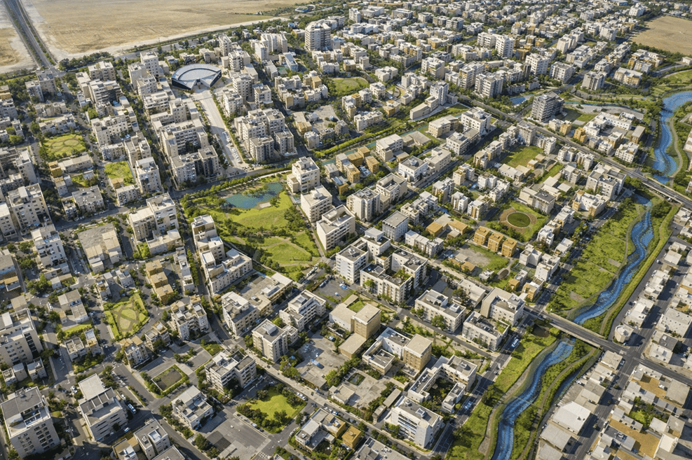 "פלוגות" במרחב קריית גת // הדמיה: משרד פרחי צפריר אדריכלים