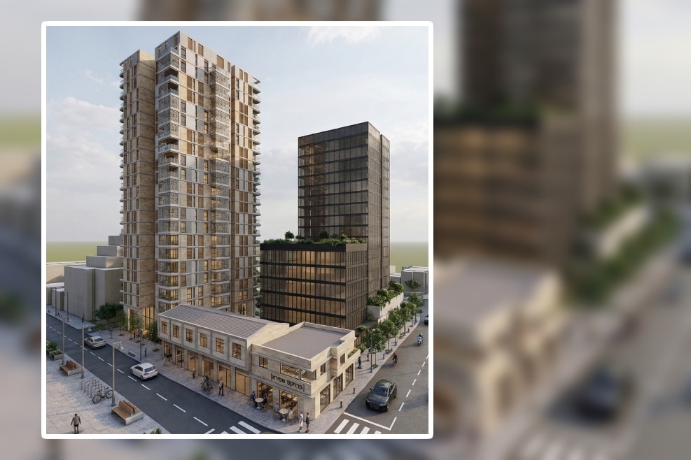 מתחם חצר שפירא פתח תקווה // הדמיה: CityBee אדריכלים