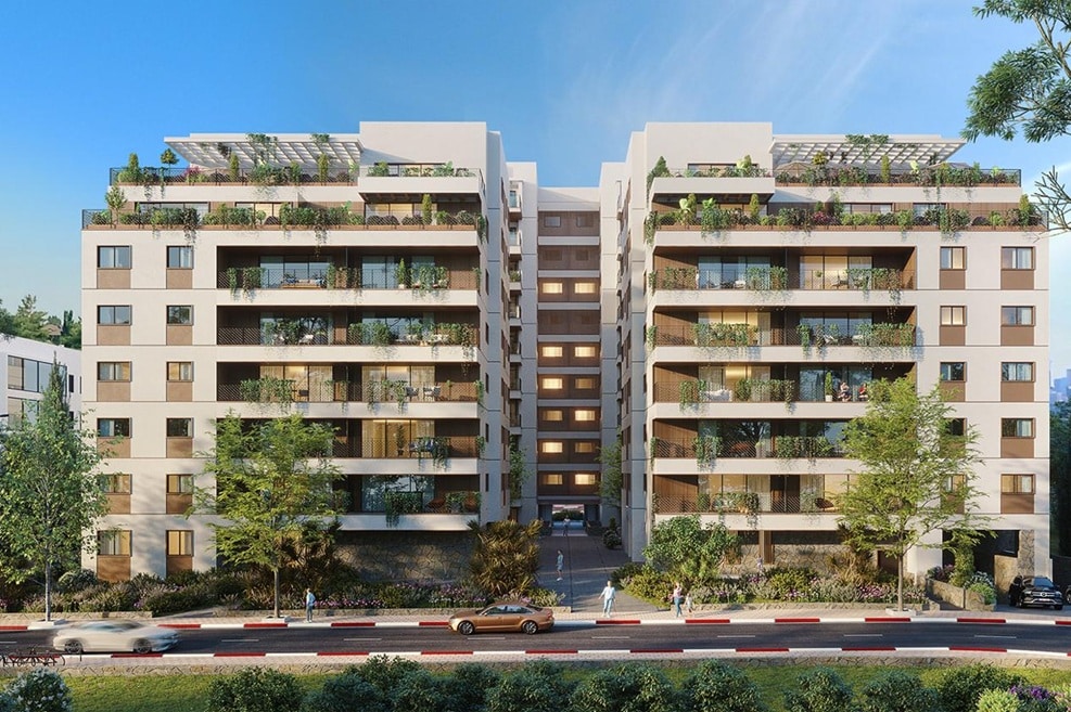 פרוייקט התחדשות עירונית בשכונת ביצרון // הדמיה: גיא שחם