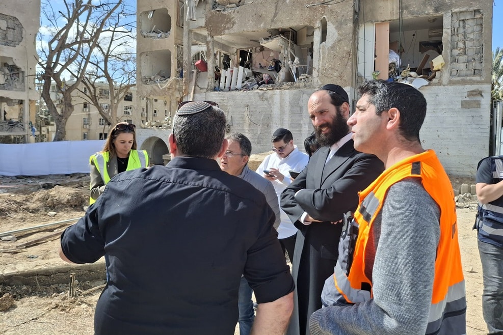 סיור מנכ"ל משרד הבינוי והשיכון // צילום: לביא תצלומי אוויר בע״מ // באדיבות משרד הבינוי והשיכון