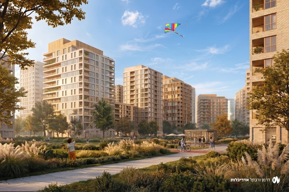 רובע דרום אפעל // תכנון והדמיות: משרד דרמן ורבקל אדריכלות