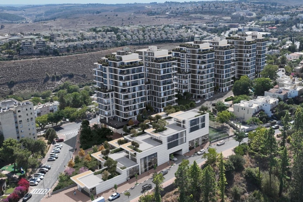 מתחם האילנות יקנעם // הדמיה: א.ג איזן אדריכלים בע״מ צוות התכנון של חברת פרשקובסקי