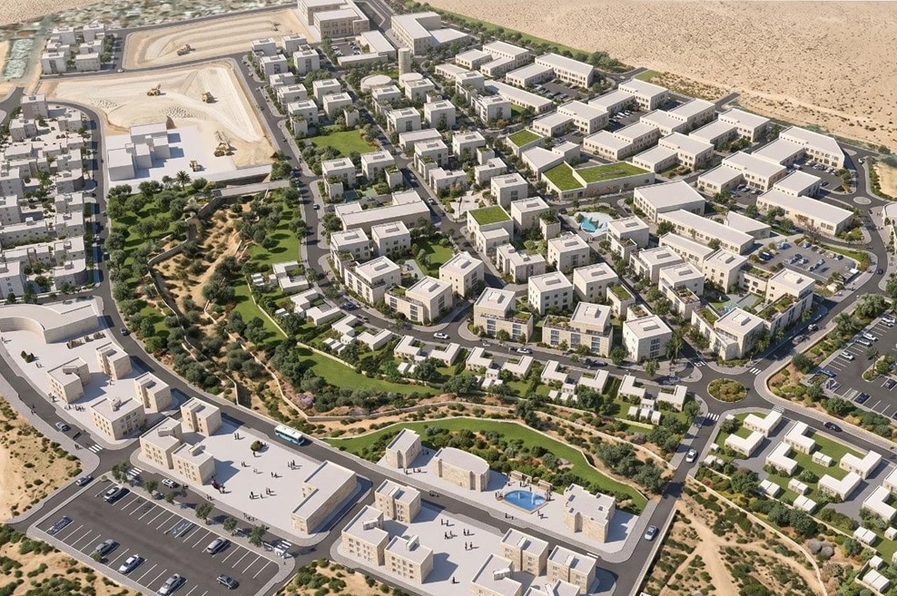 תוכנית "דרומית משולבת" ירוחם // הדמיה: משרד קולקר קולקר אפשטיין אדריכלים
