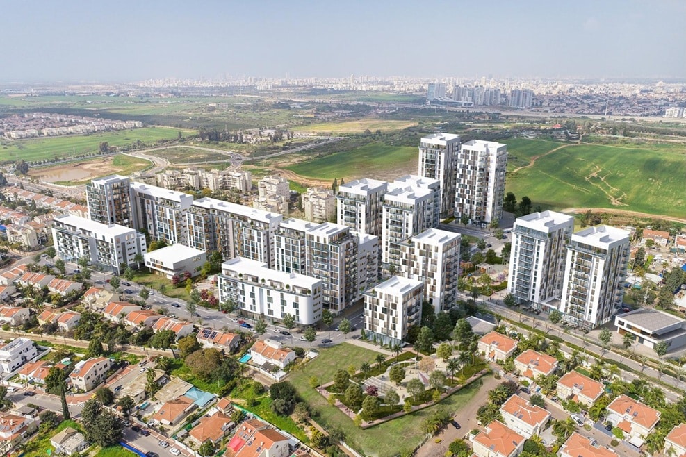 מתחם מרגולין נס ציונה // הדמיה: מזור פירסט אדריכלים