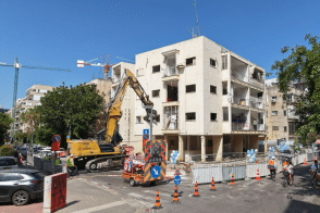 אירוע הריסה סוטין 10 תל אביב // צילום: אמיתי לביא
