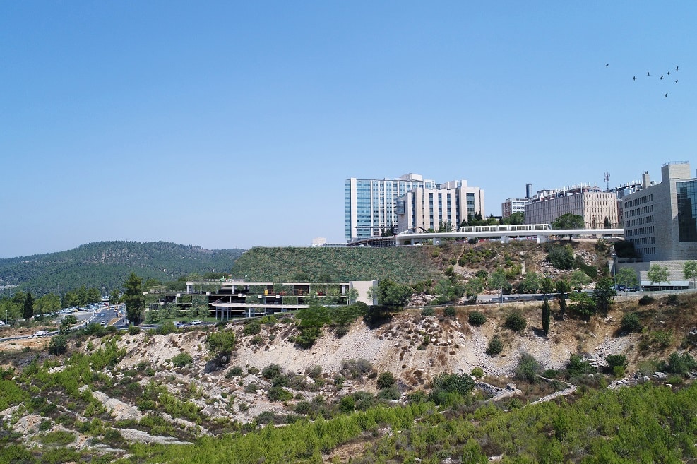 תוכנית חניון חנה וסע הדסה ירושלים, שאושרה בשנת 2020 // הדמיה: משרד לוטנר אדריכלים