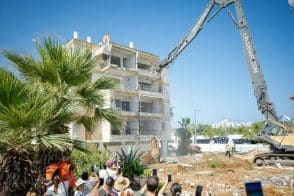 אירוע הריסה ביפו ד' // צילום: זוג הפקות