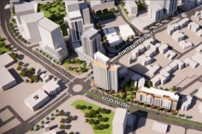 מתחם פ"ז קרית גת // הדמיה: צוות המתכננים, משרד ניר חן אדריכלים