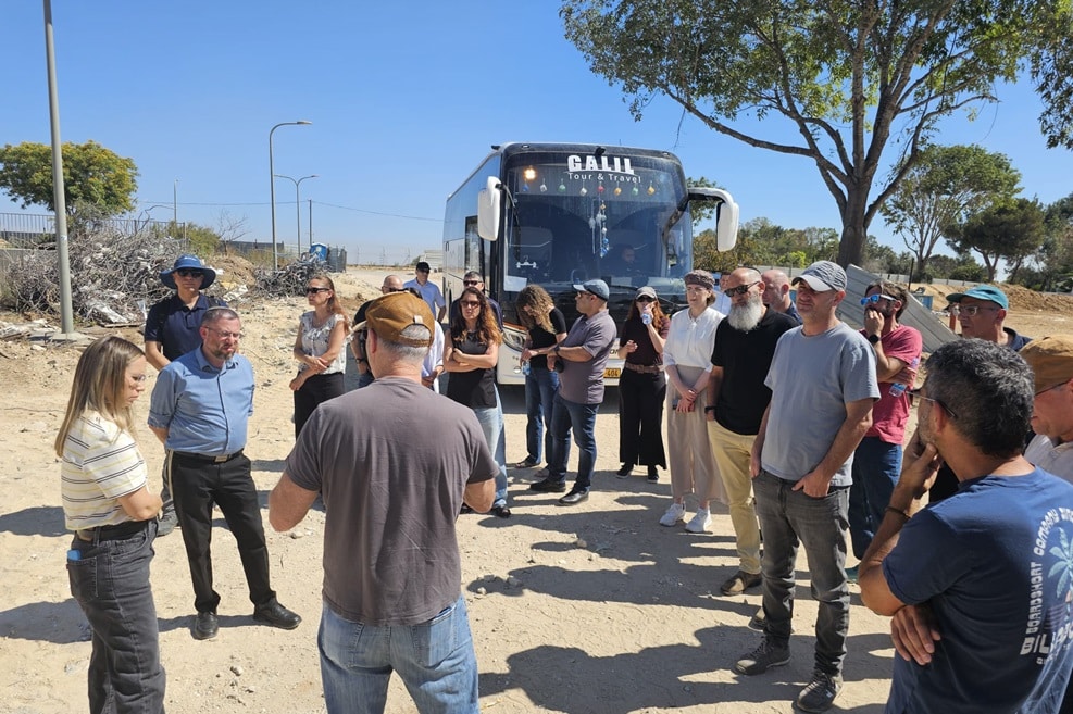 סיור בעוטף עזה // צילום: דוברות רשות מקרקעי ישראל