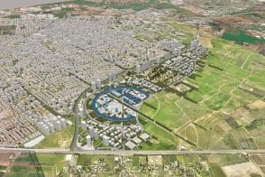 רובע קדם רחובות // הדמיה: רוזנפלד ארנס אדריכלים