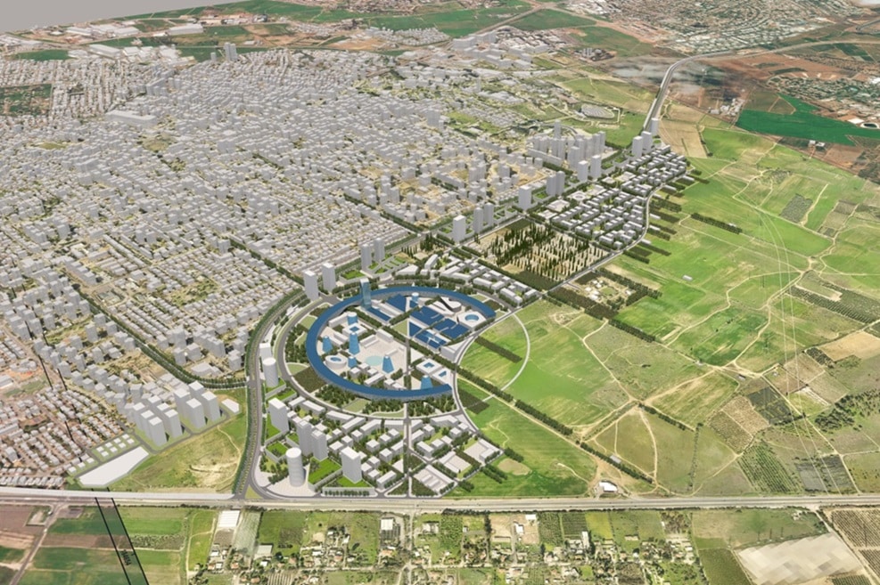 רובע קדם רחובות // הדמיה: רוזנפלד ארנס אדריכלים