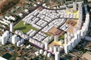 תכנית אשכול רמלה // הדמיה: לרמן בן שושן