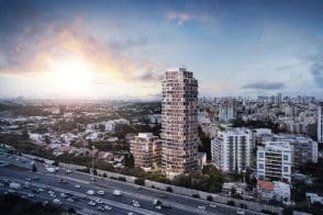 שכונת נווה יהושע ברמת גן // הדמיה: קסם הדמיות