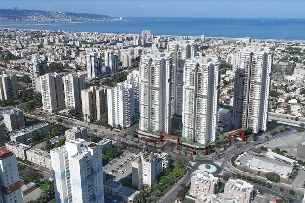 מתחם החשמונאים קריית מוצקין // הדמיה: אייל שער אדריכלים